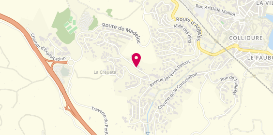 Plan de Taxi Ambulance Canal, 8 Bis avenue Augustin Hanicotte, 66190 Collioure