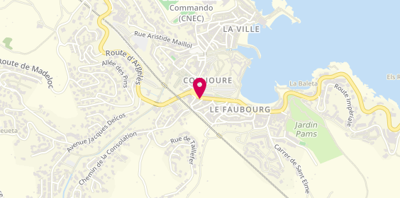 Plan de Taxi Ambulance Canal, 7 Bis Avenue General de Gaulle, 66190 Collioure