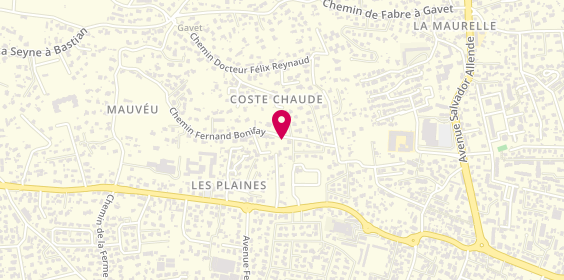 Plan de Stephane Taxi Seynois, 681 chemin Fernand Bonifay, 83500 La Seyne-sur-Mer