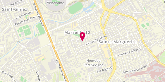 Plan de Am13, 14 Boulevard Gustave Ganay, 13009 Marseille