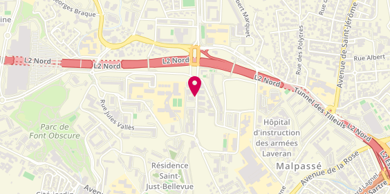 Plan de Ste Arflone Ambulances, 13 Rue Raymonde Martin, 13013 Marseille