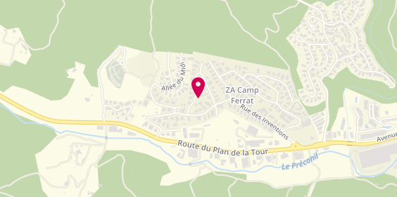 Plan de Centre Ambulancier Gassin, Lotissement Camp Ferrat Lotissement H7
26 Rue du Commerce, 83120 Sainte-Maxime