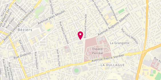 Plan de Pla M Pla Jacques, 51 Avenue Enseigne Albertini, 34500 Béziers
