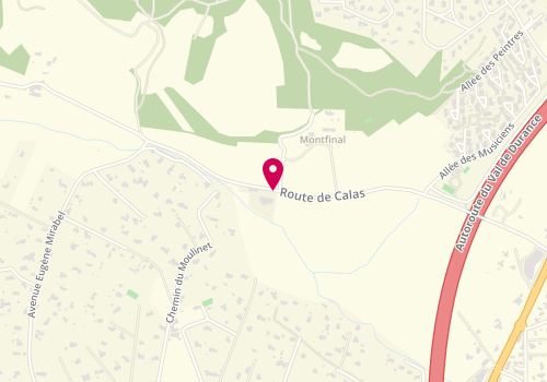 Plan de La Mimétaine - Transports Sanitaires Assis Vsl, 967 Route de Calas, 13320 Bouc-Bel-Air