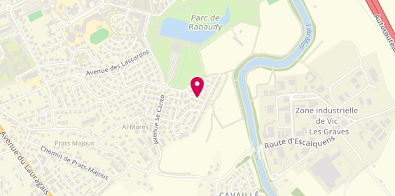 Plan de Ambulances Tolosa, 3 Rue du Capitaine Fracasse, 31320 Castanet-Tolosan