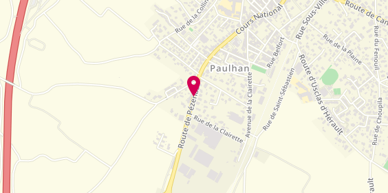 Plan de Ambulances Paulhanaises, 17 Route de Pezenas, 34230 Paulhan