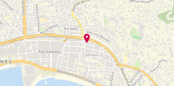 Plan de Pacific Ambulances, 3 Rue des Mimosas, 06400 Cannes