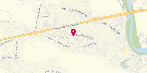 Plan de Ambulances Maurel, 2 avenue du Commerce et l'Artisanat, 81710 Saïx
