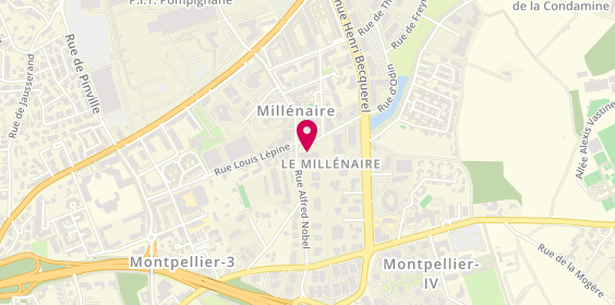 Plan de Ab Ambulances, 385 Rue Alfred Nobel, 34000 Montpellier