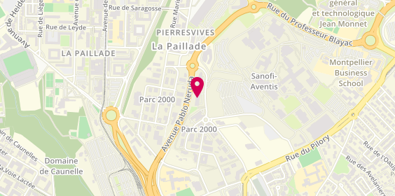 Plan de Ambulances Croix d' Argent, 809 Rue Favre de Saint-Castor, 34080 Montpellier