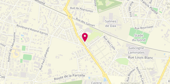 Plan de Ambulance Centre Ambulancier de Dax, 15 Rue Joseph de Laurens, 40100 Dax