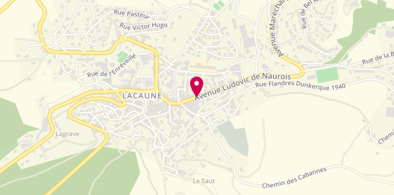 Plan de Ambulances Lacaunaises Lacaune Taxi, 14 Avenue de Naurois, 81230 Lacaune
