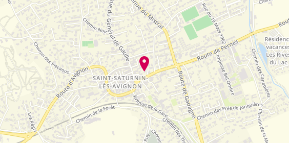 Plan de Saint Saturnin Ambulances, 85 avenue de la Retanque, 84450 Saint-Saturnin-lès-Avignon