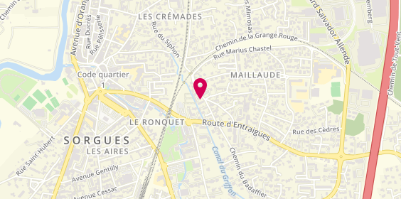 Plan de Ambulance le Caducee, 165 Rue du Mont Ventoux, 84700 Sorgues