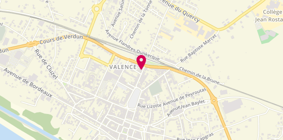 Plan de Taxi Ambulance Delpouys, 29 Av. De la Gare, 82400 Valence D'agen