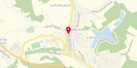 Plan de Ambulances Taxis Lorette, 61 Rue Louis Pernon, 82130 Lafrançaise
