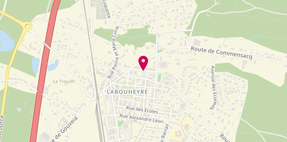 Plan de Labouheyre Ambulances, 195 Rue Marc Mougneres, 40210 Labouheyre