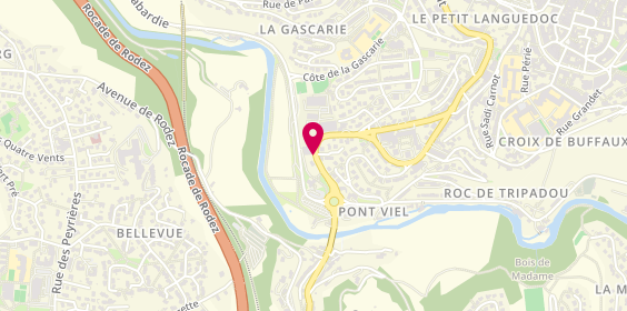 Plan de Centre Ambulancier, 97 Avenue de Toulouse, 12000 Rodez