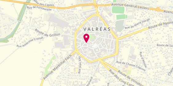 Plan de Les Ambulances de Pied Vaurias, 50 Avenue Marechal Foch, 84600 Valréas
