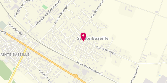 Plan de Ambulances Bazeillaises Taxi, 5 Place du Docteur Bellot, 47180 Sainte-Bazeille