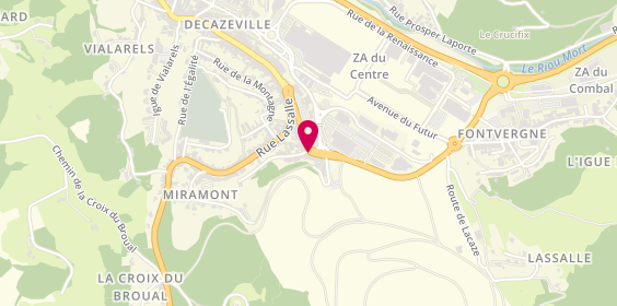 Plan de E T S A Allo Bassin Aveyron, 16 Place Decazes, 12300 Decazeville