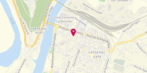 Plan de Ambulance Bouysset Capdenac, 5 Rue Aristide Briand, 12700 Capdenac-Gare