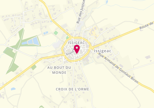 Plan de Centre Ambulancier d'Issigeac, Tour de Ville, 24560 Issigeac