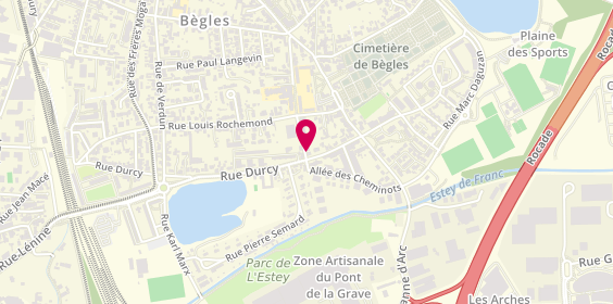 Plan de Startt, 36 Rue Irène et F. Jolio Curie, 33130 Bègles