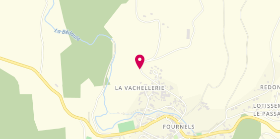 Plan de EI Taxi Chardaire Didier, Route d'Albaret le Comtal, 48310 Fournels