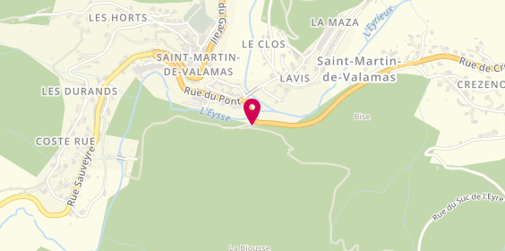 Plan de Ambulances de l'Eyrieux, 522 Rue le Pont, 07310 Saint-Martin-de-Valamas