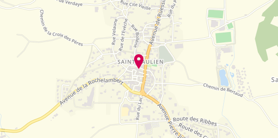 Plan de Ambulance Paul Bernard, Place des Sabots, 43350 Saint-Paulien