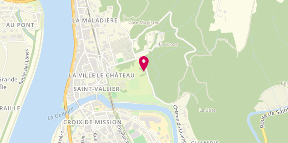 Plan de Taxis Vsl Ambulances Vallon, 6 Chemin des Malles, 26240 Saint-Vallier