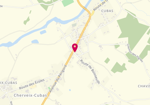 Plan de Ambulances Reunies Excideuil Hautefort, Lieu-Dit Chadeaux, 24390 Cherveix-Cubas