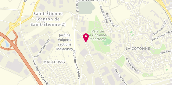 Plan de Piazzon Ambulance, 36 Rue Edouard Martel, 42100 Saint-Étienne