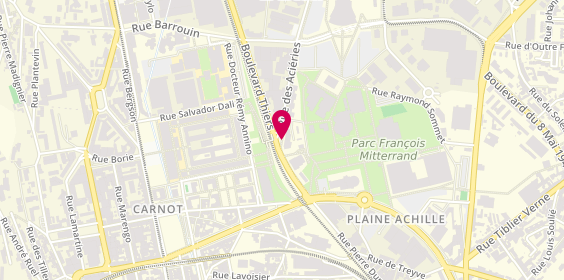 Plan de Centre Ambulancier de la Loire, 4 Rue des Acieries, 42000 Saint-Étienne