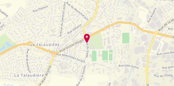 Plan de Tal'Ambulance, 2 Rue du Stade, 42350 La Talaudière
