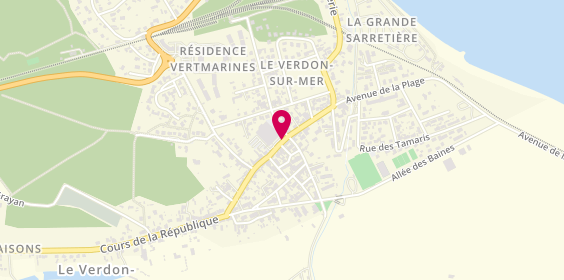 Plan de Amb Sos Cote d'Argent Leglise Monge, 30 Rue de Verdun, 33123 Le Verdon-sur-Mer