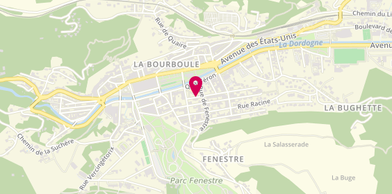 Plan de Ambulances LEONARD Louis, 34 Rue Jean Mermoz, 63150 La Bourboule