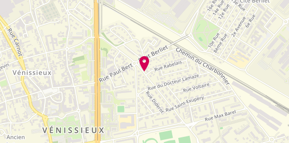 Plan de Ariane Ambulance, 43 Boulevard Docteur Coblod, 69200 Vénissieux