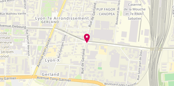 Plan de Ambulance de Gerland, 68 Ter Rue Challemel Lacour, 69007 Lyon