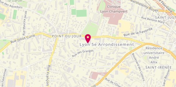 Plan de Lugdunum Ambulances, 59 Ter Avenue du Point du Jour, 69005 Lyon