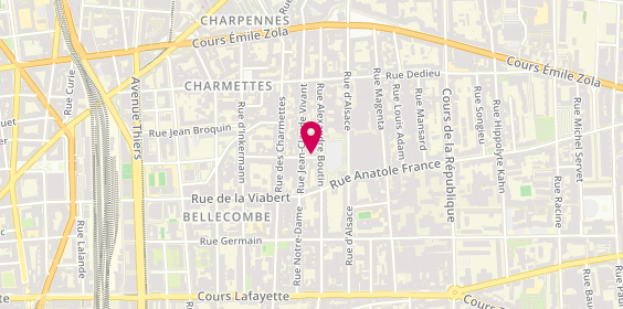 Plan de Saint Fortunienne, 21 Rue Millon, 69100 Villeurbanne