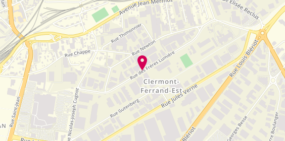 Plan de Harmonie Ambulance - Cilvy, 10 Bis Rue des Frères Lumieres, 63000 Clermont-Ferrand