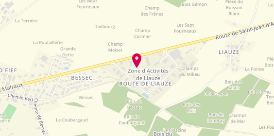 Plan de Ambulances Lezeau Armel Ambulances, Zone Industrielle de Liauze
Rue Nicolas Jacques Conté, 17250 Pont-l'Abbé-d'Arnoult