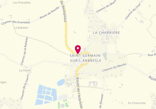 Plan de Taxi Auclair, Le Bourg, 69210 Saint-Germain-Nuelles
