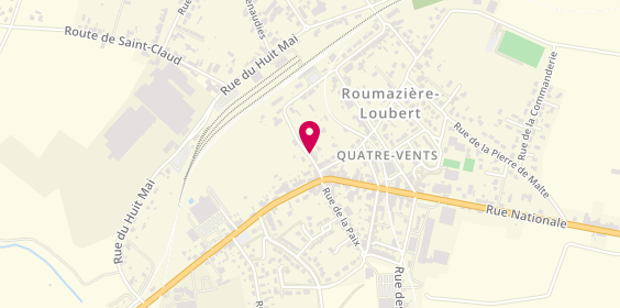 Plan de Raynaud Ambulance, 8 Rue des 4 Vents, 16270 Roumazières-Loubert