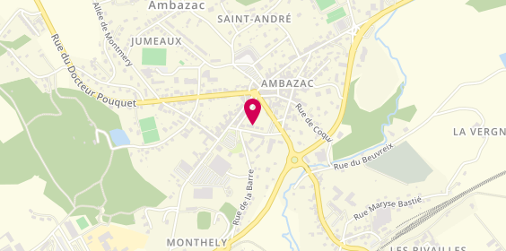 Plan de Europ Ambulances Tsa, Rue Jules Ferry, 87240 Ambazac
