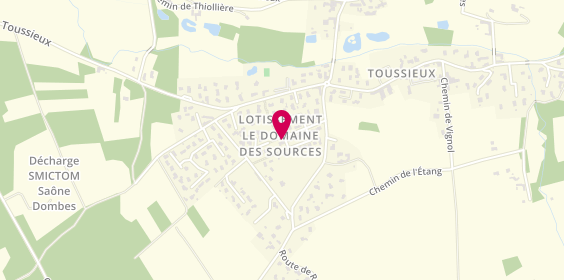 Plan de Ambulances de Jassans, 159 Rue des Sources, 01600 Toussieux