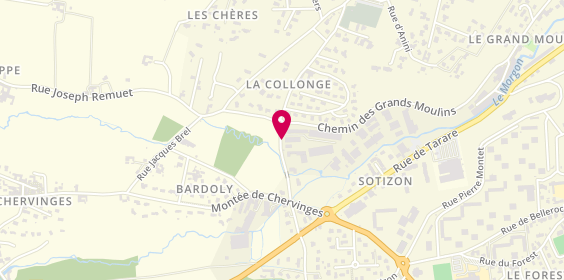 Plan de Saphir Ambulance, 29 Rue des 2 Ruisseaux, 69400 Gleizé