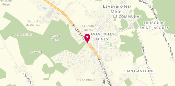 Plan de JUSSIEU Lavaveix-Les-Mines, 64 Route d'Ahun, 23150 Lavaveix-les-Mines